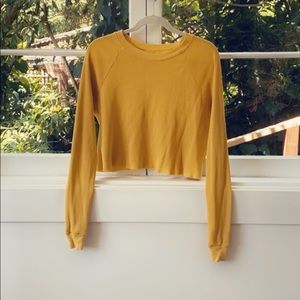 long sleeve brandy tee
